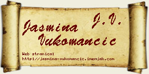 Jasmina Vukomančić vizit kartica